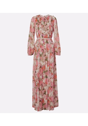 Max Mara Floral embellished maxi dress