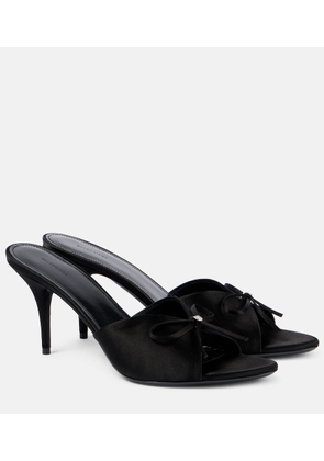 Balenciaga Knife Bow 80 satin sandals