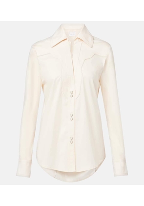 Johanna Ortiz Cotton-blend poplin shirt