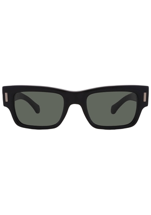 Ferragamo Green Rectangular Mens Sunglasses SF2011S 001 53