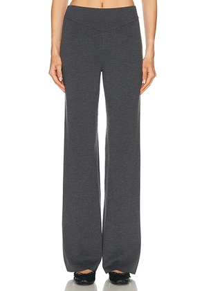 Aya Muse Rye Pant in Charcoal - Charcoal. Size L (also in M, S, XS).