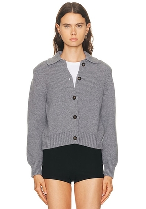 &Daughter Winny Collared Jacket in Grey - Grey. Size L (also in XS, S, M).