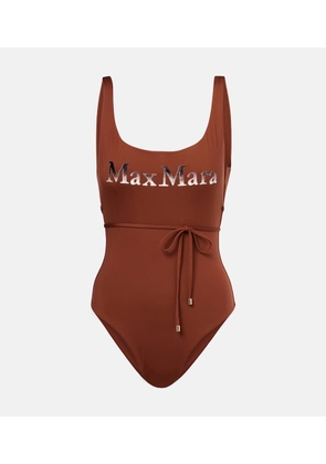 Max Mara Carisma belted swimsuit