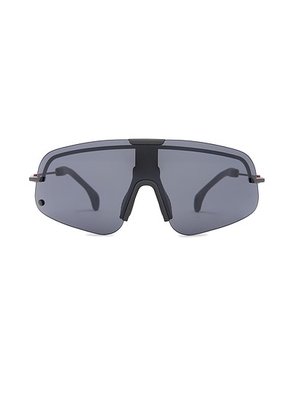 District Vision x Massimo Osti Studio Aiko Ti Sunglasses in Graphite/d+ Onyx Mirror - Grey. Size all.