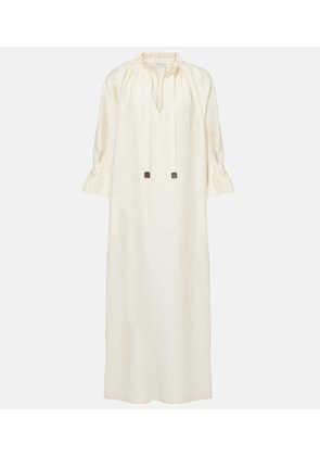 Max Mara Jene linen and silk-blend maxi dress