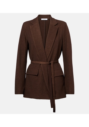 Max Mara Uberta cotton-blend jacquard jersey blazer