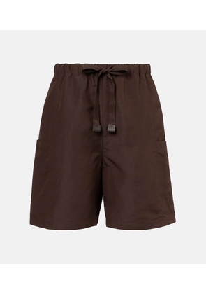 Max Mara Quebec linen and silk shorts