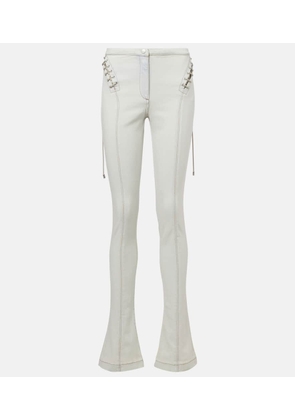 Blumarine Mid-rise slim jeans