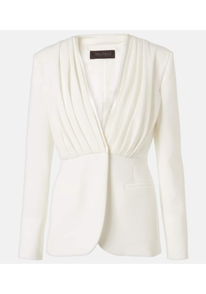 Max Mara Gradi draped crepe jacket