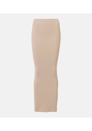 Max Mara Aprile1234 high-rise crepe maxi skirt