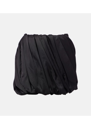 JW Anderson Pleated satin miniskirt