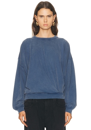 Isabel Marant Etoile Sauria Sweatshirt in Indigo - Blue. Size 34 (also in 38, 40, 36, 42).