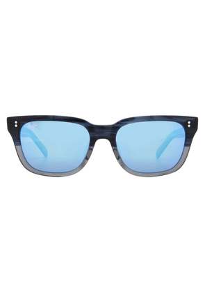 Maui Jim Likeke Blue Hawaii Rectangular Unisex Sunglasses B894-03 54