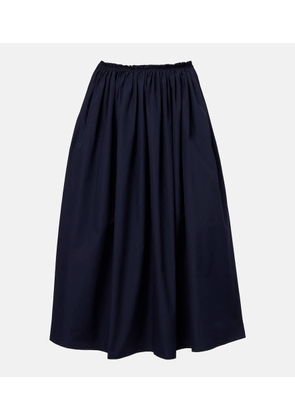 Gabriela Hearst Chiara cotton midi skirt