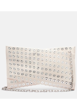 Christian Louboutin Loubitwist Small crystal-embellished clutch