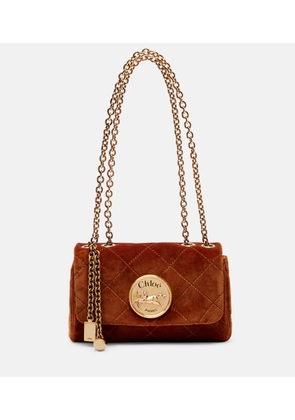 Chloe Chloe Heritage Small velvet shoulder bag