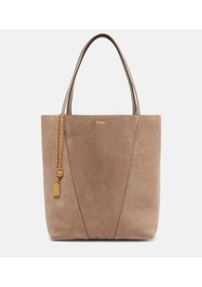 Chloe Chloe Spin Medium suede tote bag