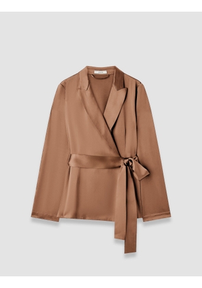 Archer Silk Satin Jacket - 36