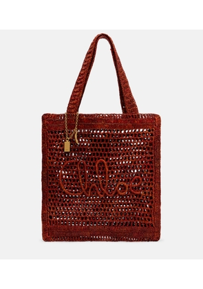 Chloe x Made For A Woman Summer Banana tote bag