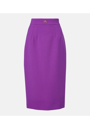 Dolce&Gabbana Virgin wool midi skirt