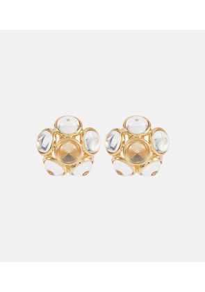 Saint Laurent Flower clip-on earrings