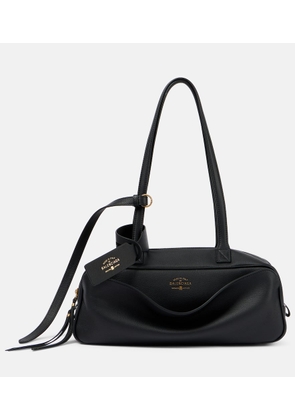 Balenciaga Carrie Small leather bowling bag