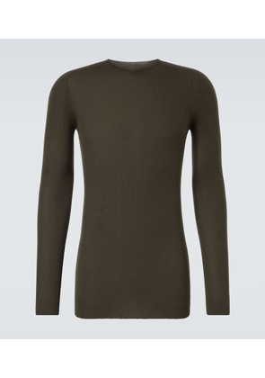 Rick Owens Ribbed-knit virgin wool sweater