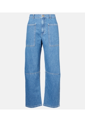 Velvet Farah cropped barrel-leg jeans