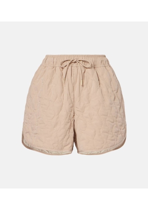 Varley Catrine quilted twill shorts