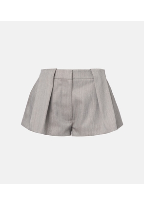 Stella McCartney High-rise wool-blend shorts