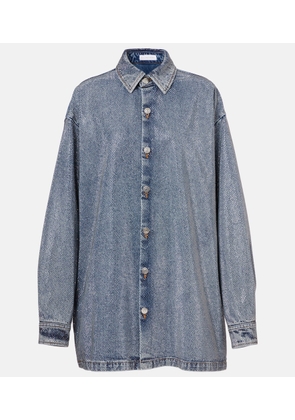 Stella McCartney Hotfix embellished denim shirt