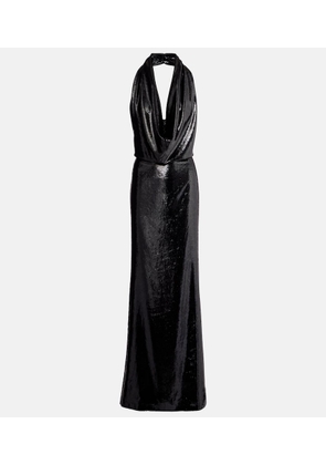 Stella McCartney Halterneck velvet gown