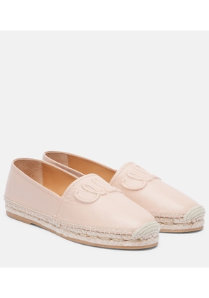 Chloe Isla logo leather espadrilles