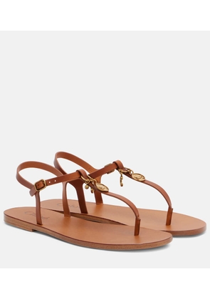 Chloe Chloe Charms leather thong sandals