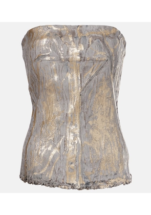 Rick Owens Denim bustier