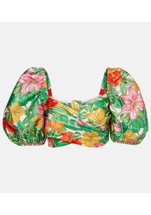 Alemais Amelia printed top