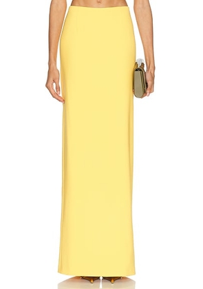 Carolina Herrera Column Skirt in Daffodil - Yellow. Size 2 (also in 6).