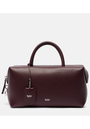 Max Mara Holdall Medium leather tote bag