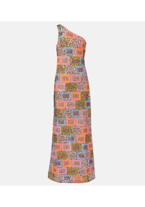 Taller Marmo Sequined one-shoulder gown