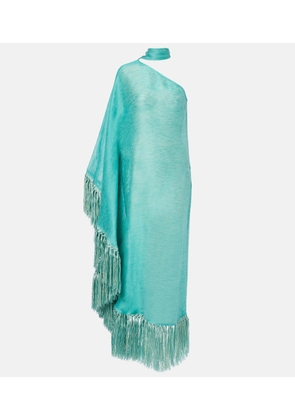 Taller Marmo Arno fringed linen-blend maxi dress