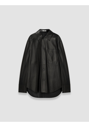 Penna Soft Nappa Leather Overshirt - 32