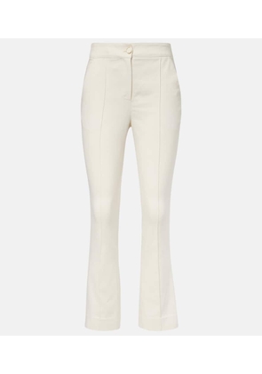 Veronica Beard Kimra cotton-blend cropped straight pants