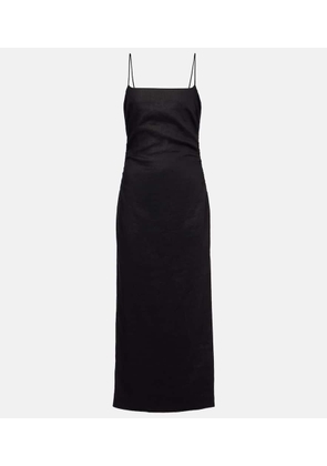 SIR Linen midi dress