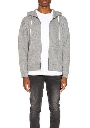 JOHN ELLIOTT Flash 2 Full Zip Hoodie in Dark Grey. Size S (also in ).