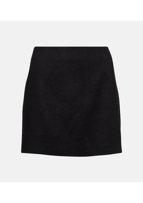 SIR Linen-blend miniskirt