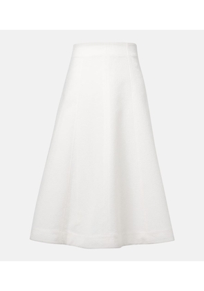 Veronica Beard Fellini floral jacquard midi skirt