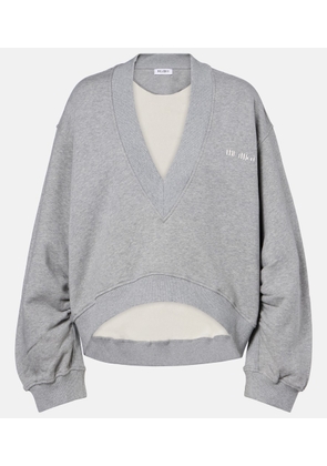 The Attico Cotton fleece sweatshirt