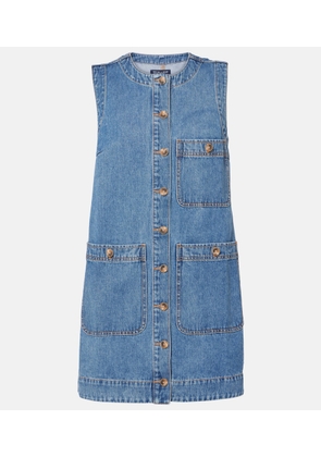 Veronica Beard Oakley denim minidress