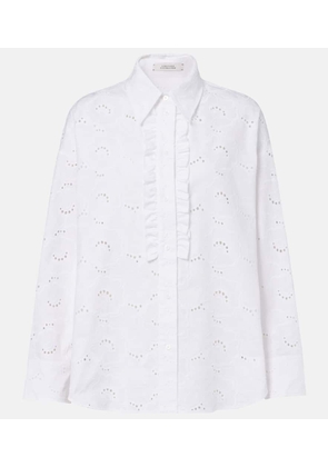 Dorothee Schumacher Summer Blossom broderie anglaise shirt
