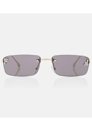 Fendi Fendi First Crystal rectangular sunglasses